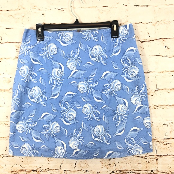 Vineyard Vines Dresses & Skirts - Vineyard Vines shell hermit crab skirt beach lined